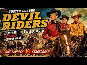 Devil Riders | Pony Express Riders Battle a Ruthless Sabotage Gang | Classic Western Movie