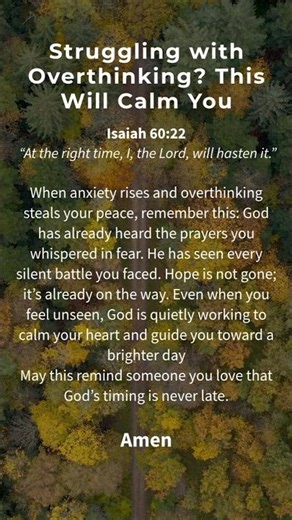 When ANXIETY Feels Heavy, This BIBLE VERSE Will Calm You 🌿