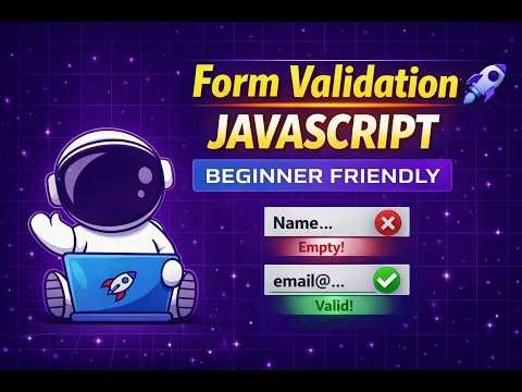 Form Validation in JavaScript | Urdu/Hindi Tutorial For Beginners