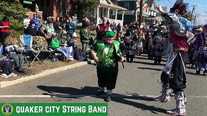 64K views · 1.4K reactions | ☘️SPECIAL MUM MOMENT! ☘️ Check out Quaker City String Band captain, Jimmy Good with a dancing partner at todays Gloucester City St. Patrick's Day Parade! ! Be sure to watch at the 1:36 mark! | Philadelphia String Band Assn. | Facebook