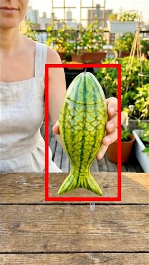 Watermelon Growing Into a Fish Shape 🍉🐟 | Satisfying Fruit Transformation Timelapse