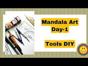 How to make mandala tools at home | mandala course Day -1