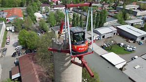 Chimney, Destruction, Demolition. Free Stock Video