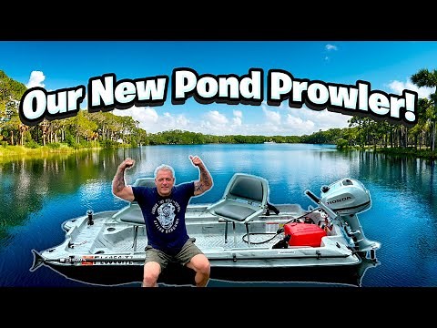 My DREAM Pond Prowler with Honda 5hp Motor for EPIC fresh and salt water adventures!