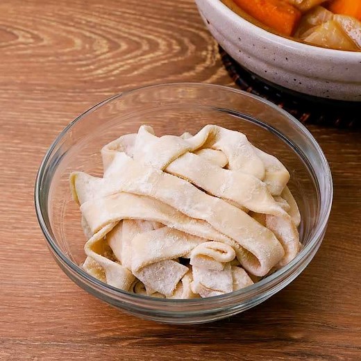 もちもち食感！ ほうとうの麺の作り方のレシピ動画・作り方 | デリッシュキッチン