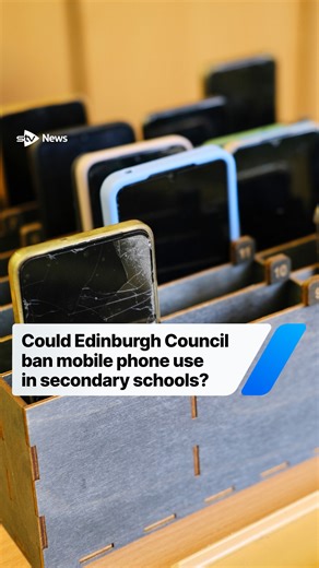 STV News on Instagram: "The city of Edinburgh Council is to consult teachers, pupils and parents over a proposal to restrict mobile phone use in secondary schools. Two schools, Queensferry and Portobello, have already implemented measures which require pupils to lock their device in a pouch during the day, as part of a pilot exercise. Both have given good feedback about the positive impact it has had. #stvnews #scotland #edinburghcouncil #phones"