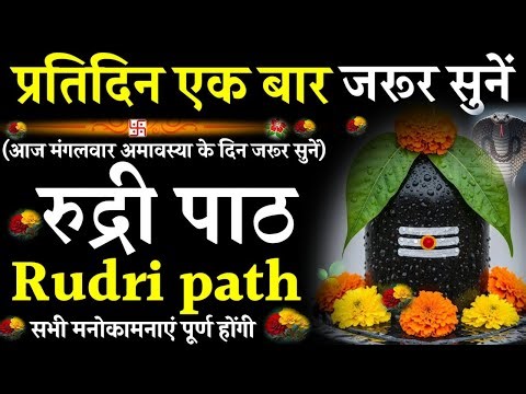 Rudri path || रुद्री पाठ|प्रतिदिन एक बार जरूर सुनें|#@pujapathmantrastotra_shakti9 #rudripath #shiv