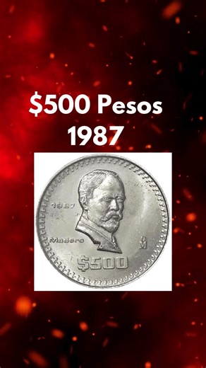 Monedas Mexicanas Valiosas de 1987
