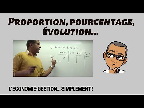 Mathematical logic: Proportion, Percentage, Evolution...