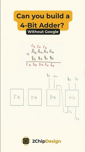 🔢 Can You Build a 4-Bit Adder Without Googling?