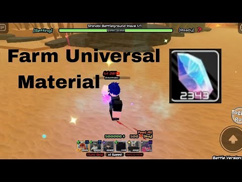 How To Get Universal Material in Anime World Tower Defense | AWTD