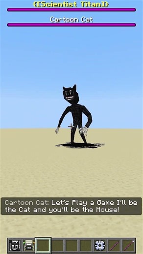 CARTOON CAT vs SCIENTIST TITAN