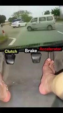 How to Use Clutch Brake Accelerator #youtubeshorts