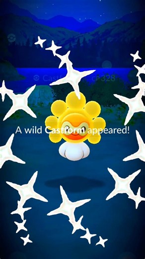 I Found a SHINY CASTFORM in the Wild! | Pokémon GO #pokemongo #gaming