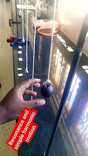 resonance and simple harmonic motion #experiment #physics