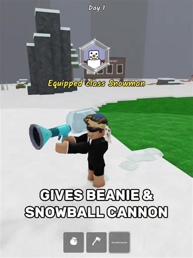 OP Snowman Class⛄#roblox #99nightintheforest