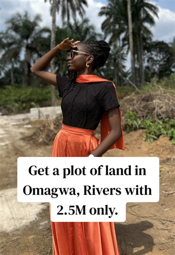 Introducing THE PEARL LAYOUT🔥🔥🔥🔥 Location: Omagwa, Rivers State. 📍Landmarks - Port Harcourt International & Domestic Airport - Omagwa Main Market - Police College - 20,000 Housing Unit Project Plot size: 465sqm Price: 2.5million Naira (up to 3months installment) DOCUMENTATION ✅ Deed of Conveyance Registered Survey Plan Purchase Receipt 📌 INSTANT ALLOCATION The Pearl Layout is offering every investor VALUE. Don’t miss this Great Opportunity. Send a message NOW! #genzrealtor #realestate #the