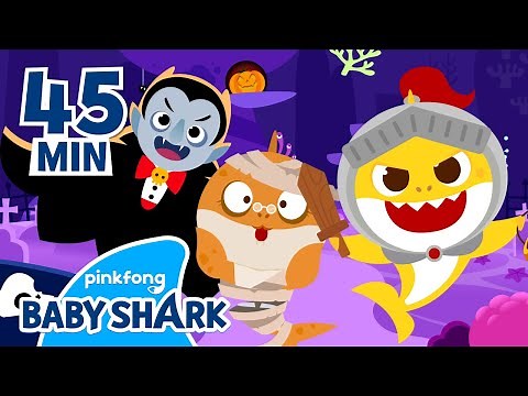 Boo! Spooky Halloween Monsters! | +Compilation | Baby Shark Halloween | Baby Shark Official