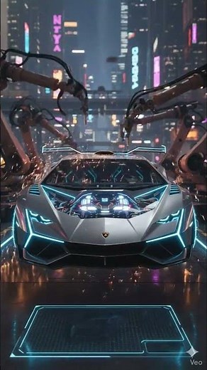 The Future Supercar! Lamborghini 2050 🔥 #automotivedesign #newcars #ytshorts