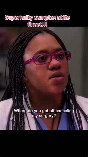 Grey’s Anatomy - One of my favorite scenes! Perfect example of having a superiority complex! Authority doesn’t equal accuracy. And being someone’s subordinate doesn’t make you less knowledgeable. Some people think leadership means they’re automatically the smartest in the room. Grey’s Anatomy said… not today. Season 4, Episode 14 – “The Becoming”#superioritycomplex #greysanatomy #mirandabailey ##greysanatomyscenes