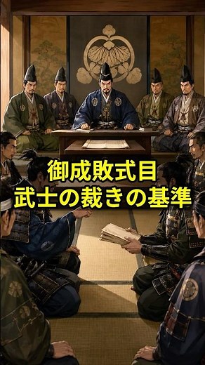 御成敗式目は何を変えたのか #shorts #日本史 #御成敗式目