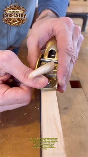 Satisfying Edge Trimming with Hand Plane Tool #woodworking #DIY #satisfying