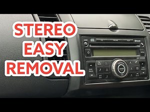 How to replace the stereo of the Nissan Note.