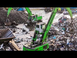 Inside a Massive Metal Recycling Plant | Drone Tour of Scrap Handlers, Shredders & Heavy Machinery
