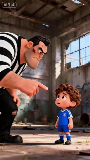 Smart Kid Tricked The Giant Bully! 😱 #shorts #cartoon #aishorts