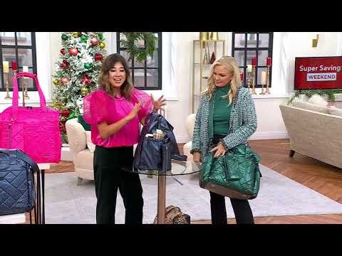 Lug Classic Quilted Weekender Bag Travel Pouch - Saunter on QVC