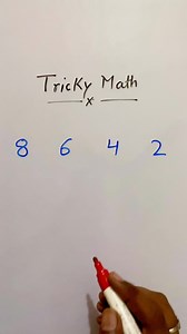 1.5M views · 4.3K reactions | Tricky Math for genius mind people #trickymaths #maths #mathematics #MathematicsChallenge #genius #geniuschallenge #brainteaser #mathskills #mathtricks #fbreels #viralreelsfacebook #trendingreels #mathtricks | AITA Stories | Facebook