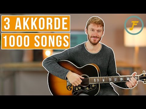 4 Easy guitar songs with only 3 chords – perfect for beginners!