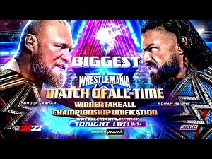 WWE Wrestlemania 38 Official And Full Match Card HD (Gold Section)