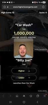 HIGHER LOWER GAME Tag 2 #game #gaming