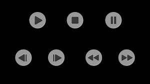 Multimedia Button Click Animation Collection Alpha Stock Footage Video (100% Royalty-free) 3416018627 | Shutterstock