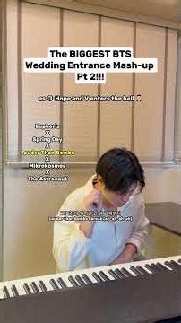 The Biggest BTS Wedding Entrance Mash-Up Part 2