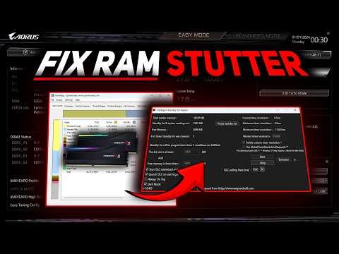 Fix RAM-Related Stutter by Controlling Windows Memory Behavior In