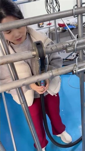 Closed-loop argon arc self-fusion welding for clean gas pipelines #OrbitalWelder #WeldingEquipment