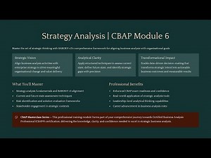 BABOK v3: Unlocking the Secrets of Strategy Analysis