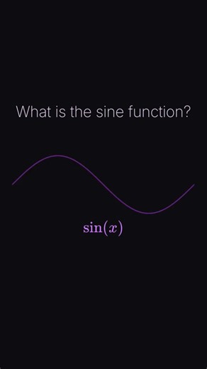 What is the sine function? And how does it relate to circles? #maths #trigonometry