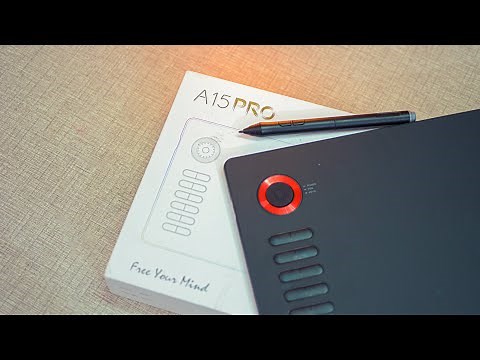 Veikk A15 Pro Graphic Tablet Unboxing, Setup & Impressions