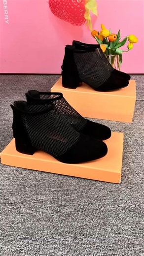 Summer Mesh Ankle Booties #boots #fashion #shortsfeed