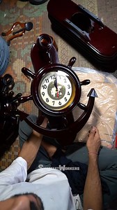 Building a Nautical Ship Wheel Clock: A Timepiece with a Maritime Twist! | Smartest Workers