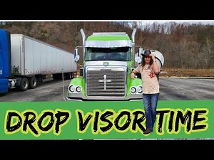 Installing a drop visor for my 2016 Fitzgerald Freightliner Coronado midroof glider truck
