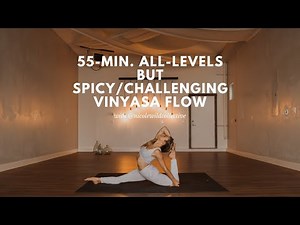 55-min. All-Levels but Spicy + Challenging Vinyasa Yoga Flow with Nicole Wild