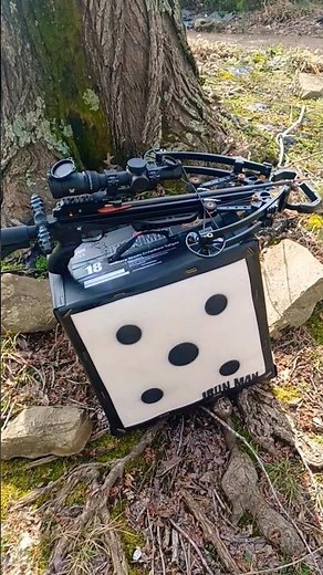 Ballista MegaBat compund Crossbow & IRON MAN target