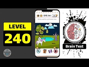 Brain Test Level 240 Walkthrough