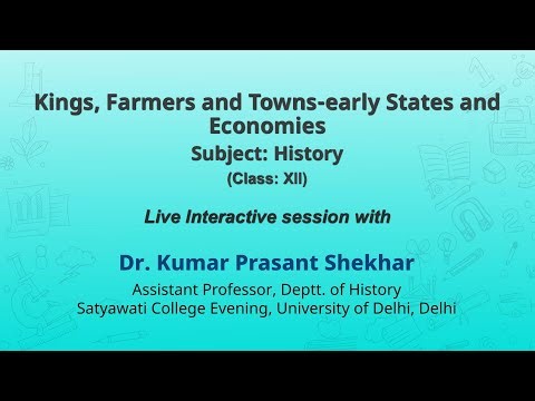 NCERT Kings, Farmers and Towns-early States and Economies History Class: XII Live