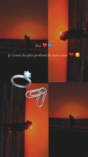 Bve cœur : je t'aime du plus profond de mon cœur ♥️