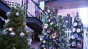 Academy of Art University students hold Christmas tree design competition at Ghirardelli Square